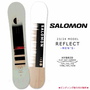 スノーボード 板 メンズ 単品 2024 SALOMON サロモン REFLECT MEN オールラウンド グラトリ ハイブリッド キャンバー ボード ワイド パー