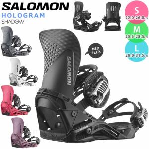 黒 スノーボードビンディング　Salomon ホログラム サロモン(salomon) スノーボード ビンディング ホログラム