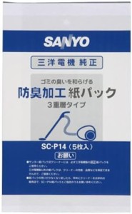 三洋電機 サンヨー 掃除機 紙パック ５枚入 ＳＣ−Ｐ１４