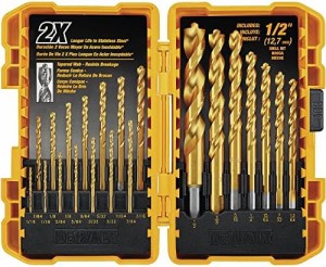 DEWALT DW1361 Titanium Pilot Point Drill Bit Set  21-Piece by DEWALT (並行輸入品)