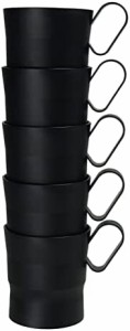 ストリックスデザイン カップホルダー 日本製 5個 ブラック 黒 200~270ml 7~9オンスの紙コップ・プラカップに対応 オフィス ホット コー