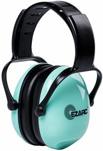 EZARC 防音イヤーマフ 遮音値 SNR30dB 耳当てプロテクター 折りたたみ型 子供用 学生用 睡眠・勉強・聴覚過敏緩めなど様々な用途に 騒音