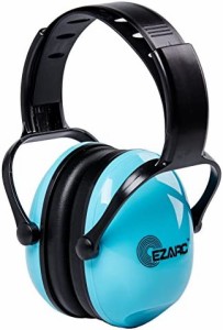 EZARC 防音イヤーマフ 遮音値 SNR30dB 耳当てプロテクター 折りたたみ型 子供用 学生用 睡眠･勉強・聴覚過敏緩めなど様々な用途に 騒音