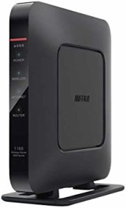 バッファロー WSR-1166DHP4-BK 無線LAN親機 11ac/n/a/g/b 866+300Mbps ブラック