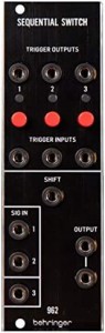 BEHRINGER ベリンガー / 962 SEQUENTIAL SWITCH アナログCVマルチプレクサー モジュール