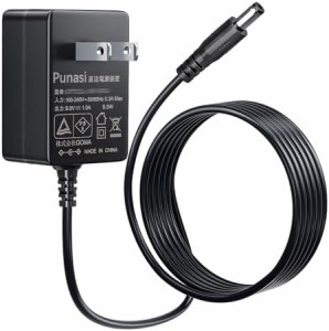 Punasi カシオ ラベルライター ネームランド ACアダプター ADA95100L CASIO用のACアダプター PSE認証 9.5V 1A 充電器 KL-P40WEなど対応 