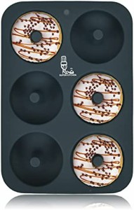 SUPER KITCHEN ドーナツ型 シリコン型 ケーキ型 製菓道具 プレートノンスティック 6個取り 耐熱 焼きドーナツ型 マフィン型 キッチン ツ