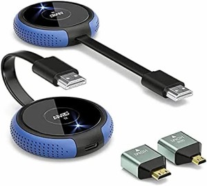 ワイヤレス hdmi 無線 送受信 hdmi 無線化 トランスミッター 信号転送 (4K/5Ghz/30M安定転送距離) 説明会/ライブ配信/プレゼン/ゲーム/パ