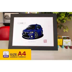 車好き プレゼント レクサス CT 200h C L 車 イラスト A4版 グルービー LEXUS lexus ct200h 納車 祝い パーツ カスタム ギフト グッズ お