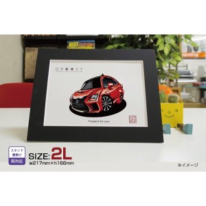 車好き プレゼント レクサス RC F 車 イラスト 2L版 グルービー LEXUS 納車 祝い パーツ カスタム ギフト グッズ おしゃれ かっこいい ア