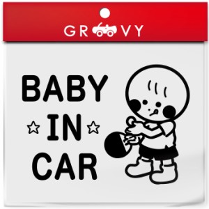 ベビーインカー 車 ステッカー 卓球 ピンポン ラケット ボール 赤ちゃん 乗ってます 可愛い スポーツ baby in car かわいい おしゃれ シ