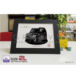 車好き プレゼント トヨタ ハイラックス サーフ 215 車 イラスト 2L版 グルービー TOYOTA Hilux Surf 納車 祝い パーツ カスタム ギフト 