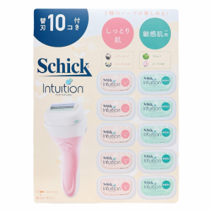 シック イントゥイション クラブパック 本体刃付+替刃10個 Schick カミソリ 剃刀