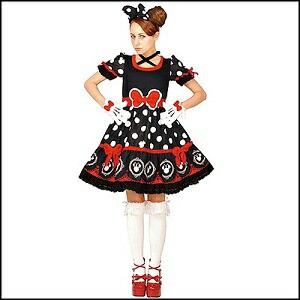 コスプレ 仮装大人用ゴシックブラックミニー(Gothic Costume - Adult Minnie (Black)) 95073【ディズニー公式商品】