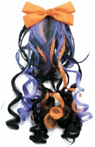 Halloween Ribbon Wig Comb　ハロウィンリボンウィッグ　802277