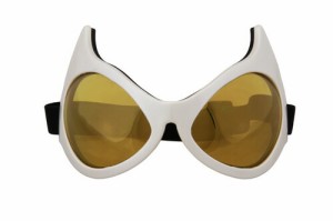 ELOPE Cat Eye Goggles WHITE/GOLD(キャッツアイゴーグル)(014082)(ホワイト)【公式ライセンス商品】(ハロウィン・イベントグッズ)