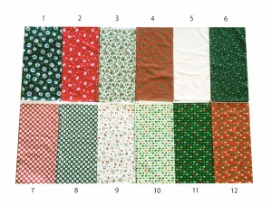 クリスマス柄　カットクロス　110cm巾×2m　綿100%