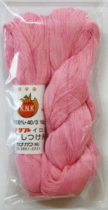オリヅル　イロモ　洋裁しつけ糸　40/3　18グラム　　ピンク