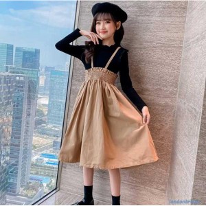 セットアップ キッズ 女の子 子供服 スカート トップス サロペット フレアスカート かわいい 2点セット 上下セット 人気商品 送料無料