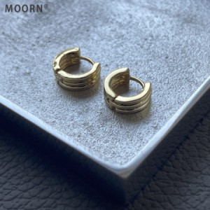 キャッチレス ピアス ワンタッチ フープ ピアス ゴールド メタル 両耳 リングピアス シンプル イヤリング レディース メンズ 結婚式 パー