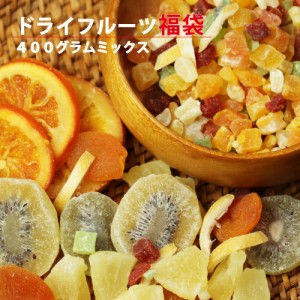 ドライフルーツ 福袋 送料無料 フルーツ ミックス 400g ギフト プレゼント 贈り物 手土産 プレゼント パイナップル キウイ フルーツティ