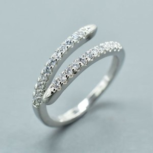 フリーサイズ リング 指輪 スターリングシルバー925 sterling silver925 純銀 SV925 シンプル リング アクセサリー プラチナ ピンキーリ