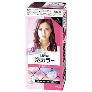 花王 リーゼ 泡カラー クールピンク (1セット) ヘアカラーリング剤 黒髪用ヘアカラー　医薬部外品