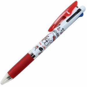 ハローキティ 黒 赤 青 3色ボールペン ジェットストリーム サンリオ カミオジャパン