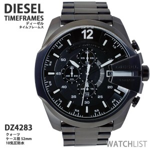 ディーゼル 時計 メンズ メガチーフ DZ4283 DIESEL 腕時計 MEGA CHIEF デイト クロノグラフ クオーツ ステンレス