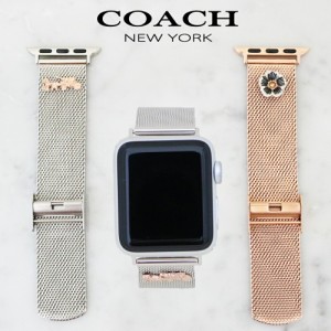 コーチ アップルウォッチ 腕時計 替えベルト レディース 38MM 40MM 選べる2color COACH AppleWatch 交換用 シンプル 女性 彼女 嫁 娘 お