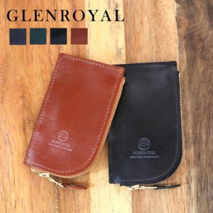 グレンロイヤル キーケース レディース メンズ ファスナー式キーケース 03 5212 選べる4color GLENROYAL ZIPPED KEY CASE コインケース 