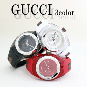 グッチ GUCCI 腕時計 レディース シンク SYNC 32MM 選べる3color クオーツ ブラック ホワイト レッド 人気ブランド 彼女 奥さん 嫁 女性 