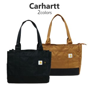 Carhartt カーハート Vertical Open Tote トートバッグ B0000379 ジップトートバック ブラック ブラウン 撥水加工 A4