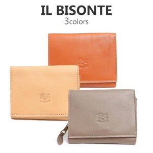 イルビゾンテ IL BISONTE 短財布 SMW036 PV0005 メンズ レディース 本革 コンパクト財布 ウォレット