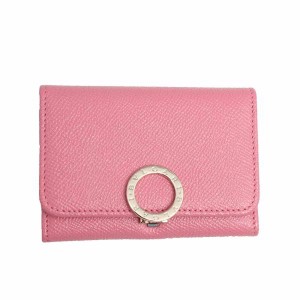 ブルガリ BVLGARI カードケース 287612-GRAIN-PNK-MEDIUM レディース ブルガリブルガリ BB キャンディクオーツ ピンク