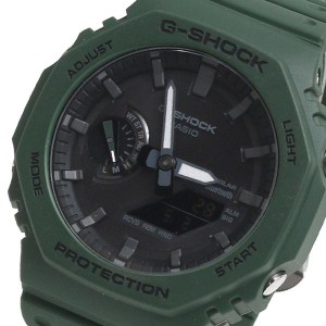 カシオ CASIO 腕時計 GA-B2100-3A メンズ Gショック G-SHOCK クォーツ ブラック グリーン