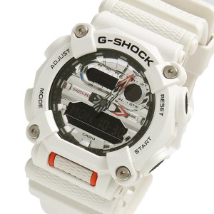 カシオ CASIO G-SHOCK GA-900AS-7A 腕時計 メンズ ホワイト シルバー