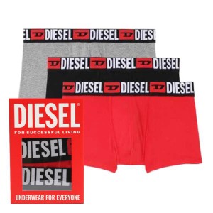 ディーゼル DIESEL ボクサーパンツ 00ST3V-0DDAI-E5326-M メンズ ブラック 3枚セット