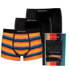 ポールスミス PAUL SMITH ボクサーパンツ M1A-914C-A3PK15-1A-S メンズ ブラック 3枚セット