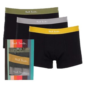 ポールスミス PAUL SMITH ボクサーパンツ M1A-914C-A3PK17-79-S メンズ ブラック 3枚セット