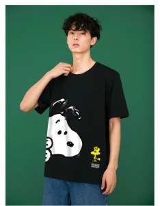 10カラー スヌーピー Tシャツ ペアルック カップル 半袖 レディースｔシャツ トップス カジュアル 恋人 お揃い T-shirt 男女兼用