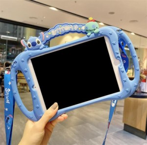 iPad ケース stich ディズニー iPad pro Air3 iPad234 Mini5 保護用 カバー ステッチ シリコン 保護 耐衝撃ケース キズ防止 落下防止