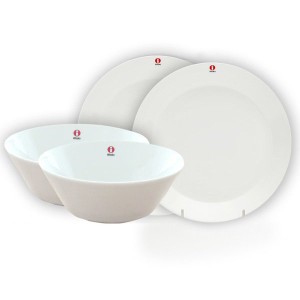 イッタラ ティーマ ホワイト 4点セット（プレート21cm/ボウル15cm 各2点） 北欧雑貨 食器 皿 お皿 北欧食器 新生活応援
