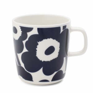 マリメッコ ウニッコ マグカップ 400ml ダークブルー/ホワイト marimekko UNIKKO 北欧雑貨 食器 新生活応援