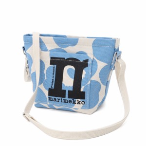 マリメッコ ウニッコ ミニショルダーバッグ コットン/ライトブルー marimekko Mono Mini Crossbody UNIKKO トート バッグ ファッション 