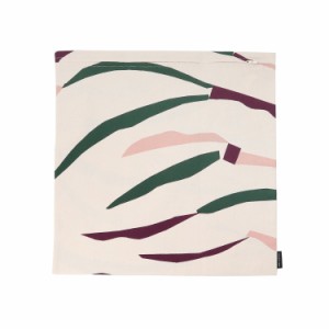 マリメッコ ヘイニッコ クッションカバー 40×40cm ダークグリーン/リネン marimekko Heinikko [ネコポス対応可(1枚まで)] 北欧雑貨 新生