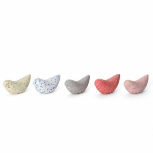 モヘイム バディペブルズ 箸置き5色セット MOHEIM BIRDY PEBBLES 箸 箸置き 食器 新生活応援