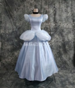 ディズニー Cinderella シンデレラ プリンセス ワンピース ドレス ハロウィン イベント仮装 コスプレ衣装