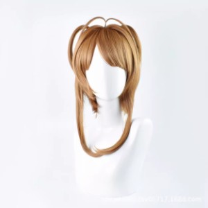 コスプレウィッグ 木之本 桜 さくら ブラウン 耐熱 ウィッグ かつら wig cosplay