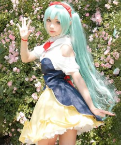 初音ミク コスプレ コスチューム ボカロ 童話 ワンピース 白雪姫